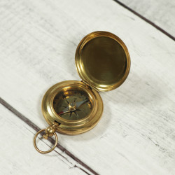 Novelika Beautiful Gold Color  Brass Sundial Compass Nautical Maritime Compass Gift And Home  Decor ( A4906287 )