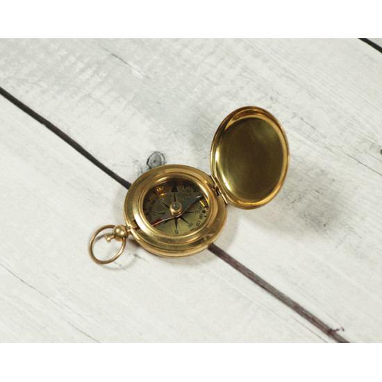 Novelika Beautiful Gold Color  Brass Sundial Compass Nautical Maritime Compass Gift And Home  Decor ( A4906287 )