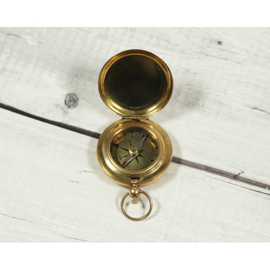 Novelika Beautiful Gold Color  Brass Sundial Compass Nautical Maritime Compass Gift And Home  Decor ( A4906287 )