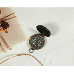 Novelika Beautiful Black Color  Brass Sundial Compass Nautical Maritime Compass Gift Decor ( A4999173 )