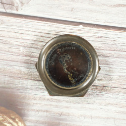 Novelika Beautiful Black Color Queen Victoria  Brass Sundial Compass Maritime Navigational Compass Nautical Compass ( B2817059 )