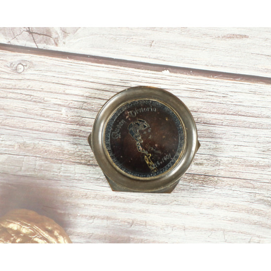 Novelika Beautiful Black Color Queen Victoria  Brass Sundial Compass Maritime Navigational Compass Nautical Compass ( B2817059 )