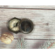 Novelika Beautiful Black Color Queen Victoria  Brass Sundial Compass Maritime Navigational Compass Nautical Compass ( B2817059 )