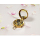 Novelika Beautiful Round Shape Gold Color Brass Sundial Compass Maritime Navigational Brass Compass Nautical Travelling Compass ( B3120066 )
