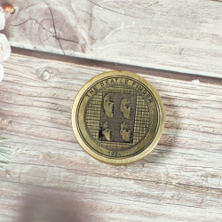 Novelika Beautiful Gold Color The Beatle Finder Sine 1964 Navigational Maritime Nautical And Pocket Brass Compass For Gift And Home Decor  ( B3267129 )