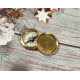 Novelika Beautiful Gold Color The Beatle Finder Sine 1964 Navigational Maritime Nautical And Pocket Brass Compass For Gift And Home Decor  ( B3267129 )