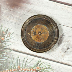 Novelika Beautiful Black Color  Calendar Brass Sundial Compass Brass Compass Nautical Compass ( B3663389 ) 