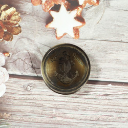 Novelika  Beautiful Round Shape Anchor Design Black Color Brass Sundial Compass Maritime Navigational Sundial Brass Compass Travelling Compass ( B4711171 )