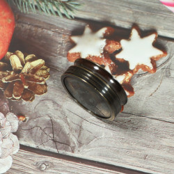 Novelika  Beautiful Round Shape Anchor Design Black Color Brass Sundial Compass Maritime Navigational Sundial Brass Compass Travelling Compass ( B4711171 )