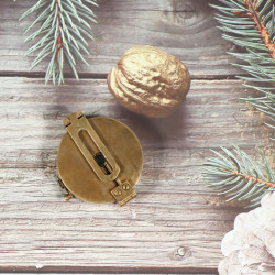 Novelika Beautiful Bronze Color  Nautical Maritime Navigational Compass Sundial Brass Compass Brass Pocket Compass Outdoor Travelling  Compass ( C3484786 )
