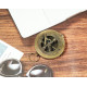 Novelika Beautiful Bronze Color  Brass Sundial Compass Navigational Brass Compass Maritime & Nautical  For Gift And Home Decor ( D4490458 )