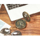 Novelika Beautiful Bronze Color  Brass Sundial Compass Navigational Brass Compass Maritime & Nautical  For Gift And Home Decor ( D4490458 )