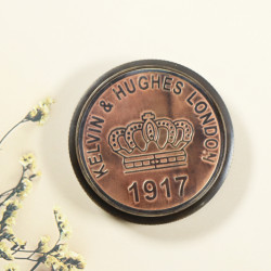 Novelika Beautiful Kelvin & Hughes Sine 1917 Brass Sundial Compass  Nautical And Pocket Compass Navigation Compass ( L3093698 )