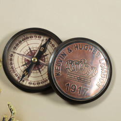 Novelika Beautiful Kelvin & Hughes Sine 1917 Brass Sundial Compass  Nautical And Pocket Compass Navigation Compass ( L3093698 )