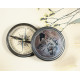 Novelika Beautiful Bronze Color The Statue Of Liberty  Sine 1986 Brass Sundial Compass Navigational Brass Compass Maritime Nautical And Pocket Brass Compass For Gift And Home Decor ( L3412666 )