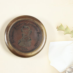 Novelika Beautiful Bronze Color Sculptor Frederic Auguste Bartholdi brass Compass Navigational Brass Compass Maritime Nautical Gift ( L4160573 ) 