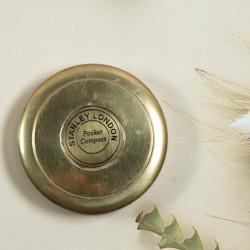 Novelika Beautiful  Gold Color Stanley London  Pocket  Maritime Nautical Navigational  And Pocket Brass Compass ( L4512495 )
