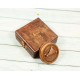 Novelika Beautiful Bronze Color Sundial Navigational Maritime Nautical And Pocket Brass Compass For Gift  And Home Decor  with Safety Wood Box  ( S3222222 )  