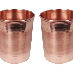 Novelika Pure Copper Glass Plain Glass with Luxury Design, Drinking Serving Water, Yoga Ayurveda, Volume-300 ml Novelika Pure Copper Glass Plain Glass with Luxury Design, Drinking Serving Water, Yoga Ayurveda, Volume-300 ml