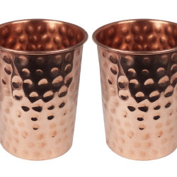 Novelika Pure Copper Glass with Hummer Touched Luxury Design Glass, Hummer Touched , Drinking Serving Water, Yoga Ayurveda, Volume-300 ml Novelika Pure Copper Glass with Hummer Touched Luxury Design Glass, Hummer Touched , Drinking Serving Water, Yoga Ayurveda, Volume-300 ml