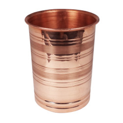 Novelika Pure Copper Glass with Hummer Touched Luxury Design Glass, Hummer Touched , Drinking Serving Water, Yoga Ayurveda, Volume-300 ml - CG100108 Novelika Pure Copper Glass with Hummer Touched Luxury Design Glass, Hummer Touched , Drinking Serving Water, Yoga Ayurveda, Volume-300 ml - CG100108