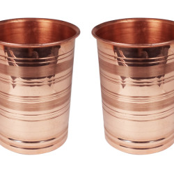 Novelika Pure Copper Glass with Hummer Touched Luxury Design Glass, Hummer Touched , Drinking Serving Water, Yoga Ayurveda, Volume-300 ml - CG100108 Novelika Pure Copper Glass with Hummer Touched Luxury Design Glass, Hummer Touched , Drinking Serving Water, Yoga Ayurveda, Volume-300 ml - CG100108