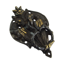 Novelika Beautiful  Parrot Design Brass Door Knocker Home Improvement Door Hardware Door Knocker Home Decor (420074)