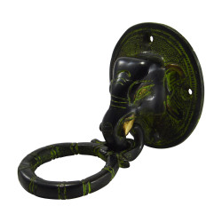 Novelika Beautiful Elephant Design Brass Door Knocker Home Improvement Door Hardware Door Knocker Home Decor (420078)