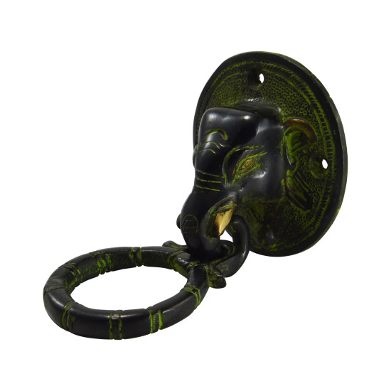Novelika Beautiful Elephant Design Brass Door Knocker Home Improvement Door Hardware Door Knocker Home Decor (420078)
