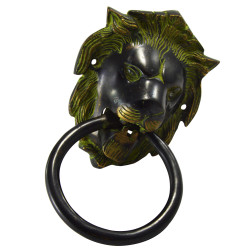 Novelika Beautiful  Lion Design Brass Door Knocker Home Improvement Door Hardware Door Knocker Home Decor ( 420079 )