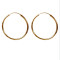 Novelika Latest Stylish Golden Tone Traditional Hoop Earring set for Women Girls - ER1004