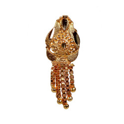 Novelika Latest Stylish Golden Tone Traditional Chandelier Earring set for Women Girls - ER1005