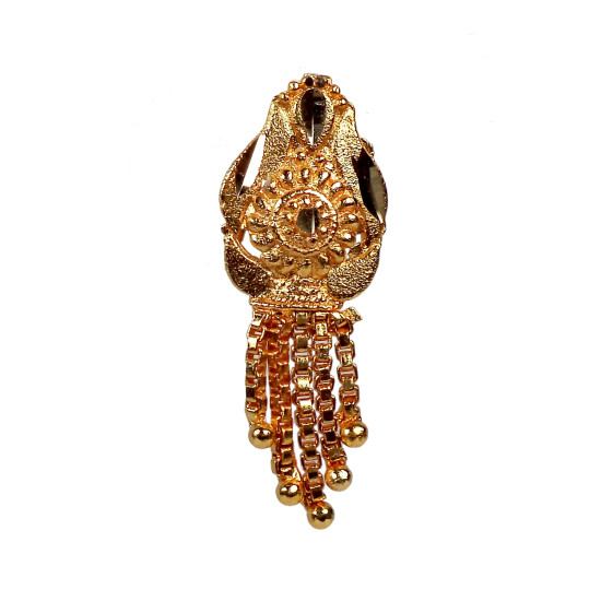 Novelika Latest Stylish Golden Tone Traditional Chandelier Earring set for Women Girls - ER1005