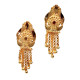 Novelika Latest Stylish Golden Tone Traditional Chandelier Earring set for Women Girls - ER1005