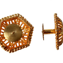 Novelika Latest Stylish Golden Tone Traditional Pandora Earring set for Women Girls - ER1026