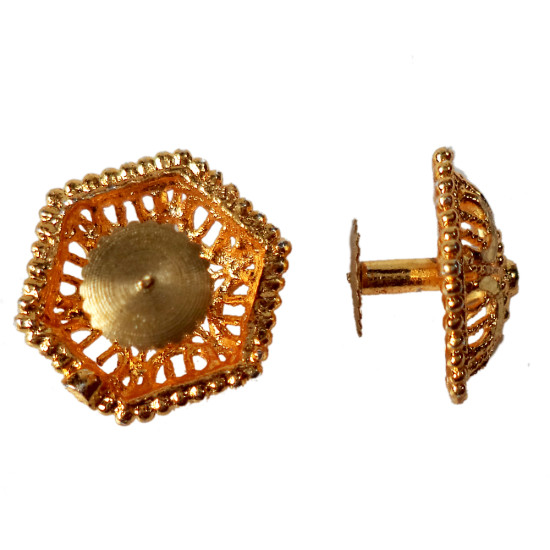 Novelika Latest Stylish Golden Tone Traditional Pandora Earring set for Women Girls - ER1026