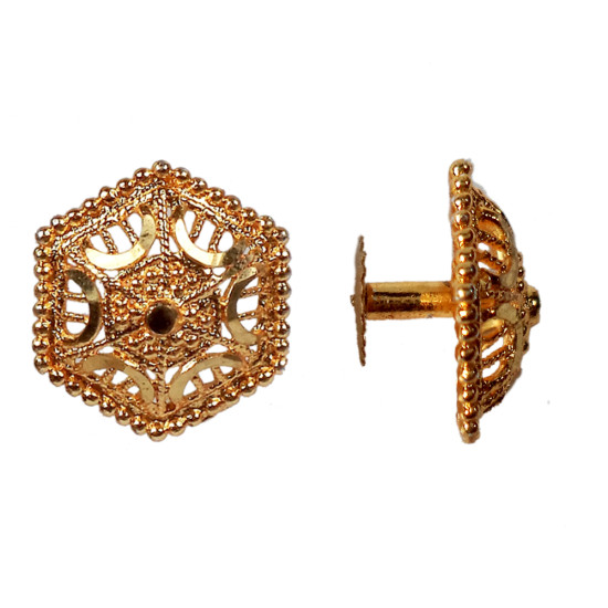 Novelika Latest Stylish Golden Tone Traditional Pandora Earring set for Women Girls - ER1026