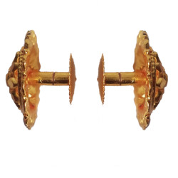 Novelika Latest Stylish Golden Tone Traditional Pandora Earring set for Women Girls - ER1028