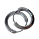 Novelika Latest Stylish Gray Traditional Huggie Earring set for Women Girls - ER1041