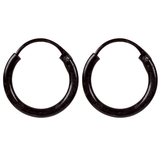 Novelika Latest Stylish Black Tone Traditional Huggie Earring set for Women Girls - ER2044