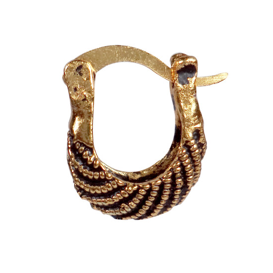 Novelika Latest Stylish Golden Tone Traditional Huggie Earring set for Women Girls - ER2045