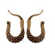 Novelika Latest Stylish Golden Tone Traditional Huggie Earring set for Women Girls - ER2045