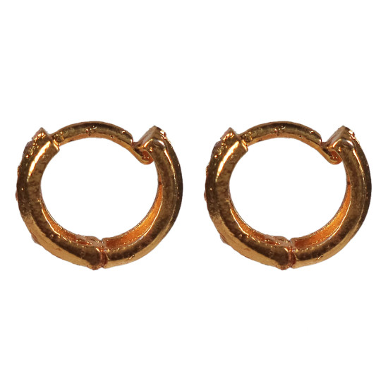 Novelika Latest Stylish Golden Tone Traditional Huggie Earring set for Women Girls - ER2051