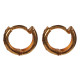 Novelika Latest Stylish Golden Tone Traditional Huggie Earring set for Women Girls - ER2051