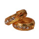 Novelika Latest Stylish Golden Tone Traditional Huggie Earring set for Women Girls - ER2051