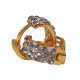 Novelika Latest Stylish Golden Tone Traditional Huggie Earring set for Women Girls - ER2052