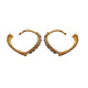 Novelika Latest Stylish Golden Tone Traditional Huggie Earring set for Women Girls - ER2052