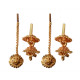Novelika Latest Stylish Golden Tone Traditional Chandelier Earring set for Women Girls - ER2053