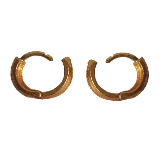Novelika Latest Stylish Golden Tone Traditional Huggie Earring set for Women Girls - ER2057