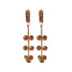 Novelika Latest Stylish Golden Tone Traditional Chandelier Earring set for Women Girls - 757ER3002